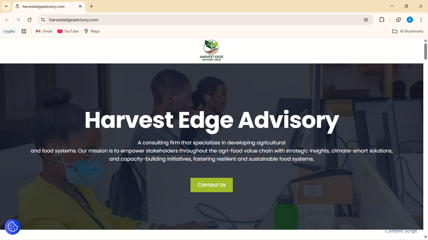 Harvest Edge Advisory Website