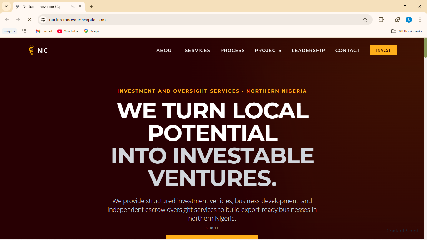 Nurture Innovation Capital Website